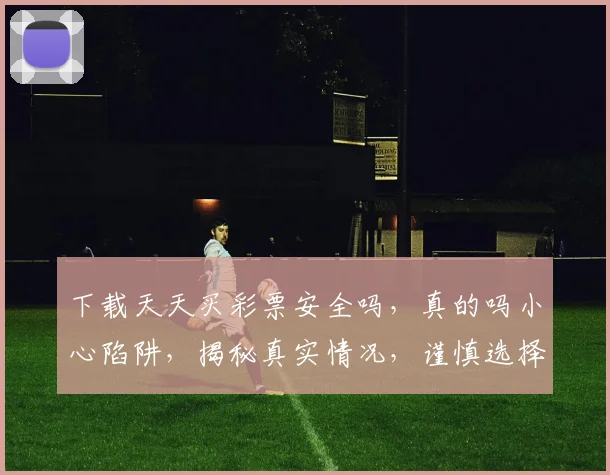 下载天天买彩票安全吗，真的吗小心陷阱，揭秘真实情况，谨慎选择